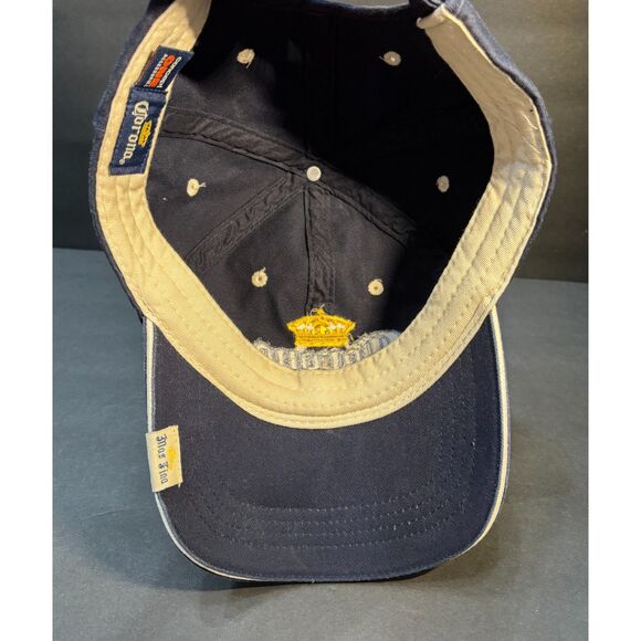 Corona Extra “La Cerveza Mas Fina” Baseball Cap – Navy Strap-Back, Vintage - Picture 6 of 6